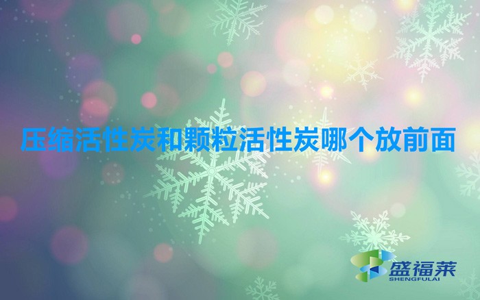 壓縮活性炭和顆?；钚蕴磕膫€放前面